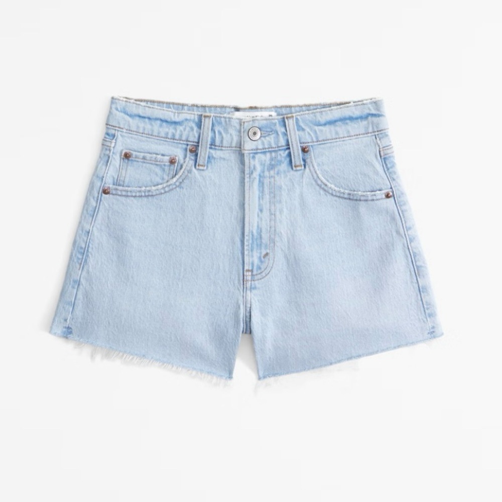 Abercrombie High Rise 90s Cutoff Short